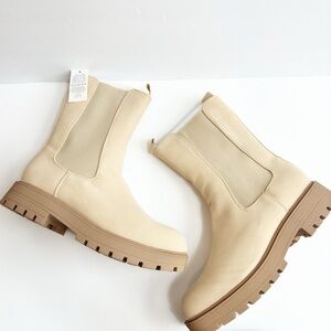 MY SOFT WOMEN'S CHELSEA BOOTS COLOR BEIGE SIZE 11 BRAND NEW WITH TAGS NO BOX